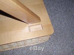 Longaberger EXTRMELY RARE, ONE-OF-A-KIND UNIQUE LARGE SERVING TRAY WITH STAND