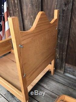 Longaberger Prototype Miniature Bed One Of A Kind Concept Item New Price