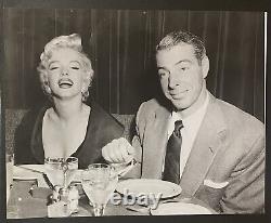 Lot Of 2 Large 1956 & 1954 Marilyn Monroe Original Photo Frank Mastro DiMaggio