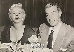 Lot Of 2 Large 1956 & 1954 Marilyn Monroe Original Photo Frank Mastro DiMaggio