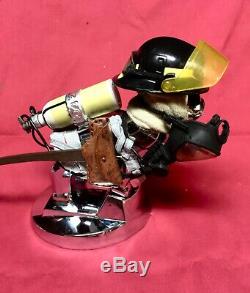 MACK FIREFIGHTER Hood Ornament ONE OF A KIND Mack Truck Bulldog