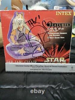 MC Chris Autographed Star Wars Jar Jar Chair From His Yard Sale One Of A Kind