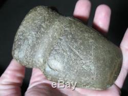 MLC 170s One of a kind grooved stone AXE with dissolution hole Posey Co Indiana