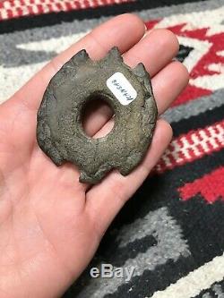 MLC S3586 Rare One Of Kind Drilled Turtle Effigy Artifact Old Relic Kansas