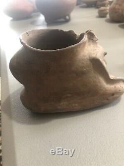 MLC s2824 One Of a Kind HUMAN Female Effigy Mississippian Pot Pottery