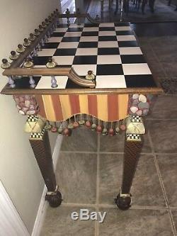 Mackenzie Childs Rock Collection hall table one of a kind vintage