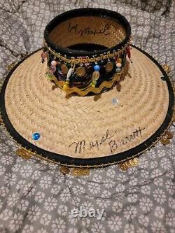 Majel Barrett Hat handmade and autographed 2x by her. A one of a kind