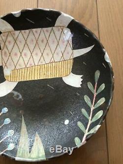 Makoto Kagoshima Plate Bowl Turtle one-of-a-kind Pre-owned Unused RARE JPN