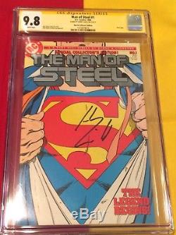 Man Of Steel #1 CGC 9.8 Signed Henry Cavill, Superman, Wonder Woman, One Of A Kind