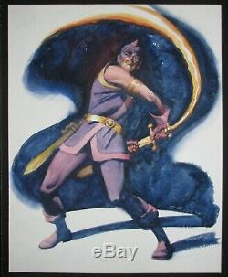 Marvel's Swordsman Original Art Steve Rude Comission One Of A Kind Avenger