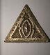 Masonic Vintage Pendant 112 Year Old Traveling Triangle One Of A Kind