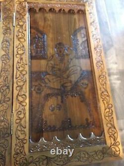 Master Artist Walnut Backgammon- One Of The Kind