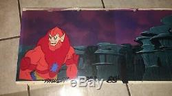 Masters of the Universe Animation Pan Cel He-Man art one-of-a-kind MOTU