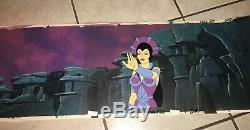 Masters of the Universe Animation Pan Cel He-Man art one-of-a-kind MOTU