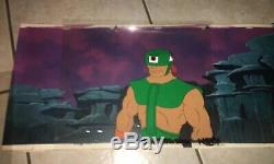 Masters of the Universe Animation Pan Cel He-Man art one-of-a-kind MOTU