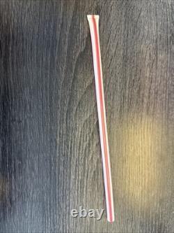 McDonald's Straw With One Of A Kind Manufacturing Defect. With Original Cup