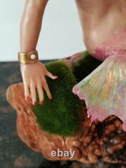 Mermaid fantasy fairy One of a kind Polymer clay figurine