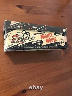 Mighty Mouse Tennis Shoes MINT In BOX CBS RARE One of a Kind