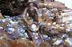 Miniature Light Up Opal Tree Mining Scene Squatting Miner Souvenir One Of A Kind