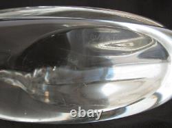 Murano Glass One of a Kind Handblown Signed 9.75 Round Bird Sculpture