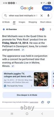 Music Brett Michael's One Of A Kind Signed Wall Art From His Pet Collection