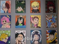 My Hero Academia, Very rare, one of a kind paintings, Class 1A