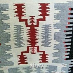 NAVAJO STORM PATTERN RUG 62x35 WithBRACKET ONE OF A KIND CENTERSTORM NICE