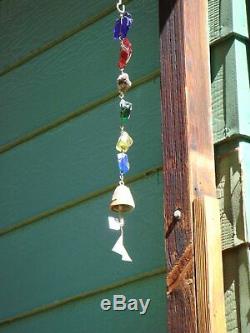 NEW Arcosanti Paolo Soleri 24 Bronze Wind Bell RAIN CHAIN 2 Bell One Of A Kind