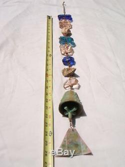 NEW Arcosanti Paolo Soleri 26 Bronze Wind Bell RAIN CHAIN One Of A Kind Beauty