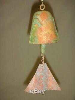 NEW Arcosanti Paolo Soleri 26 Bronze Wind Bell RAIN CHAIN One Of A Kind Beauty