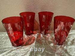 New 9 items UNIQUE RED Tupperware Beautiful Acrylic One of a KIND Set