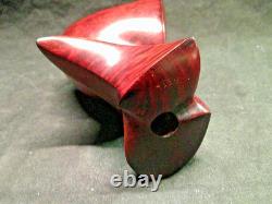 New Handmade One-of-a-kind Freeform Briar Burled Pipe 7 Long Signed Sitter 2