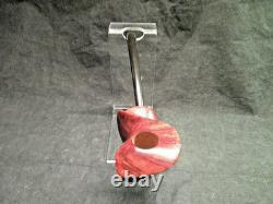 New Handmade One-of-a-kind Freeform Briar Burled Pipe 8 Long Signed Sitter 1