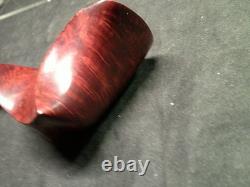 New Handmade One-of-a-kind Freeform Briar Burled Pipe 8 Long Signed Sitter 1