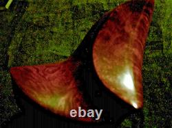 New Handmade One-of-a-kind Freeform Briar Burled Pipe 8 Long Signed Sitter 1