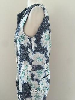 New J. Crew Collection Floral Sequin Pleated Jumpsuit Romper 6 One Of A Kind! Rare