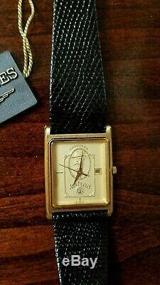 Nwt Rare One Of A Kind Longines Jack Daniels Watch With Genuine Lizard Band