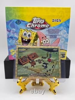 ONE OF A KIND? 2025 Topps Chrome SpongeBob Mussel Beach Superfractor 1/1 #60