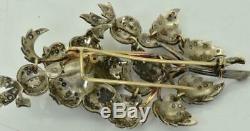 ONE OF A KIND 39g heavy Platinum&4ct Diamonds brooch for Empress Sisi of Austria