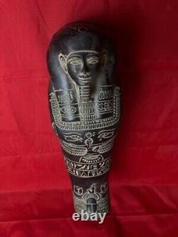 ONE OF A KIND ANCIENT EGYPTIAN ANTIQUE Pharaonic Coffin & Goddess Isis Mummy Bc