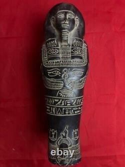 ONE OF A KIND ANCIENT EGYPTIAN ANTIQUE Pharaonic Coffin & Goddess Isis Mummy Bc