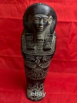 ONE OF A KIND ANCIENT EGYPTIAN ANTIQUE Pharaonic Coffin & Goddess Isis Mummy Bc