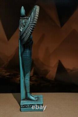 ONE OF A KIND ANCIENT EGYPTIAN ANTIQUITIES OF WINGED STATUE OF GODDESS ISIS Bc