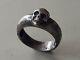 One Of A Kind Antique Wwi German Military Silver Antique Memento Mori Skull Ring