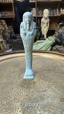 ONE OF A KIND Ancient Antique Ushabti Statue The Historical Pharaonic Servant Bc