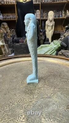 ONE OF A KIND Ancient Antique Ushabti Statue The Historical Pharaonic Servant Bc
