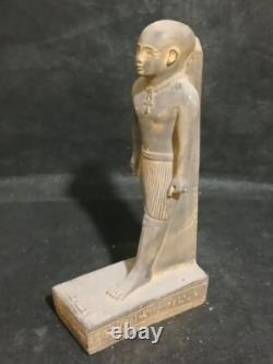 ONE OF A KIND Antique Statue Of The Priest Of Ancient Egyptian Pharaohs Rare Bc