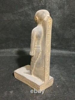 ONE OF A KIND Antique Statue Of The Priest Of Ancient Egyptian Pharaohs Rare Bc