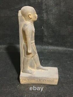 ONE OF A KIND Antique Statue Of The Priest Of Ancient Egyptian Pharaohs Rare Bc