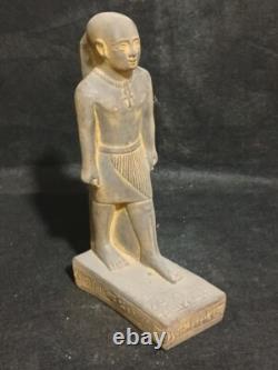 ONE OF A KIND Antique Statue Of The Priest Of Ancient Egyptian Pharaohs Rare Bc